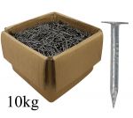 30mm x 3mm Galvanised Felt Nails / Clouts 10kg Bulk Box